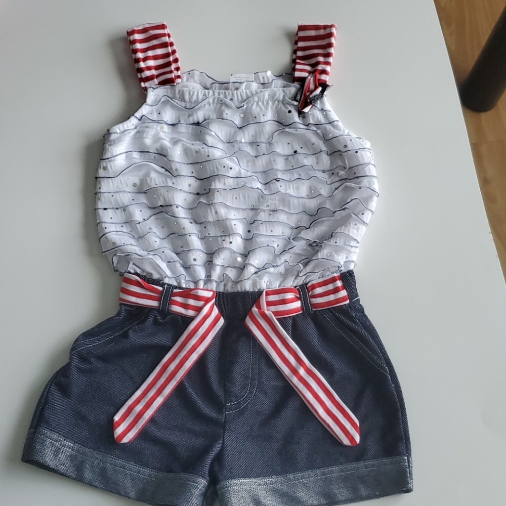Little Lass Girl's Romper